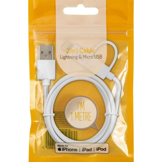 CBL Dual Micro Usb/Lightning Cable 1.2