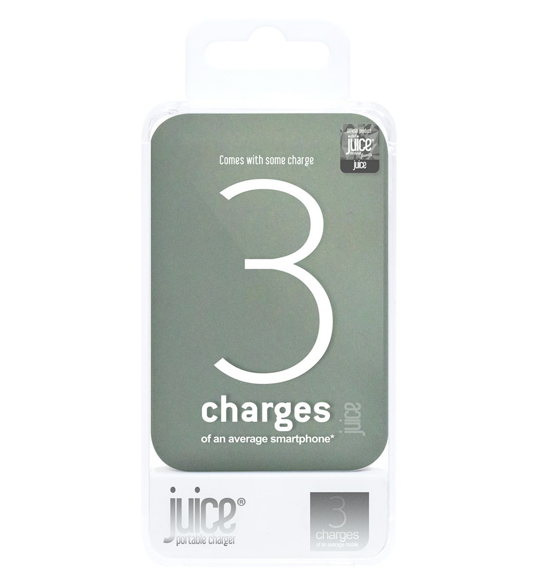 Juice Powerbank 3 Charge Sage Colour