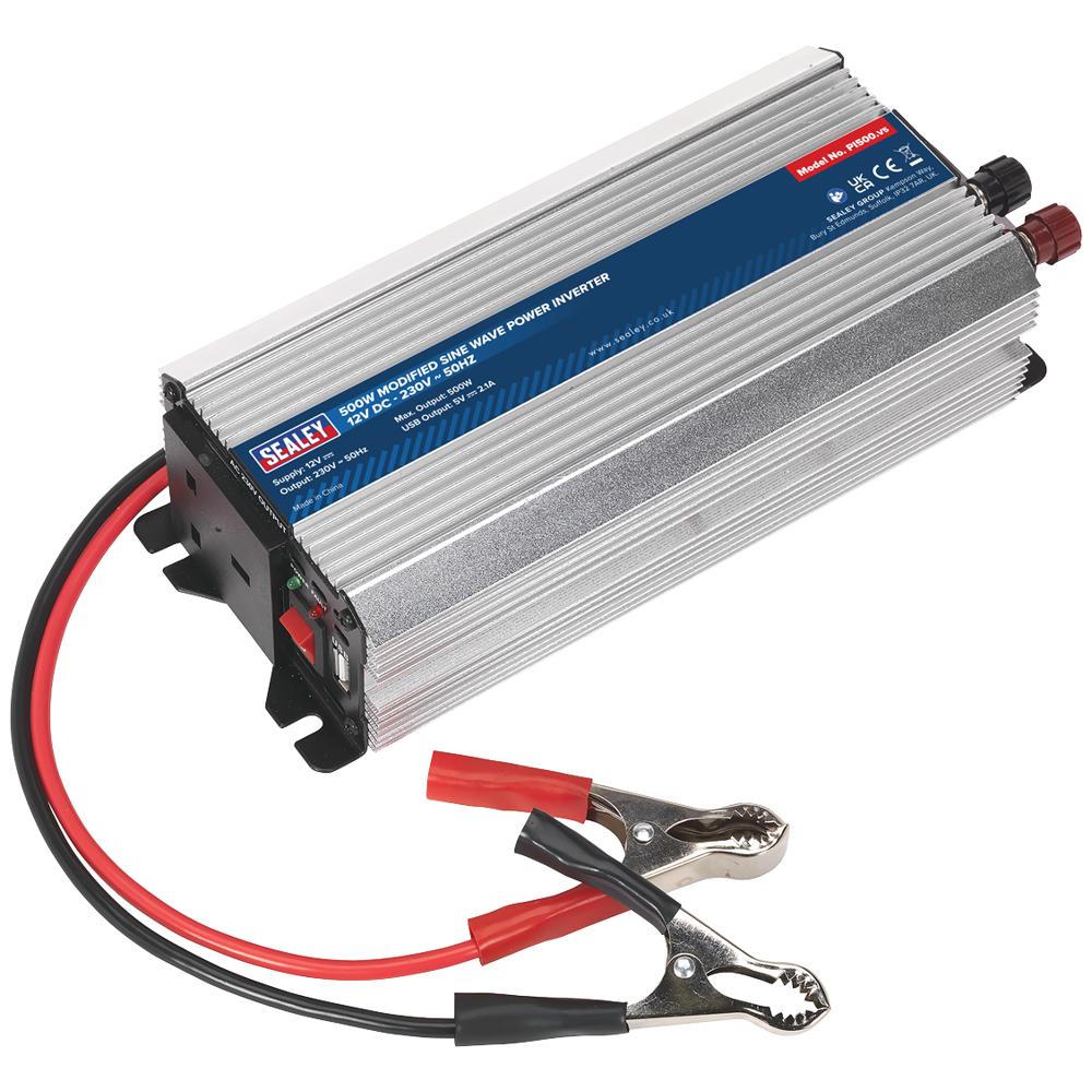 Sealey 12v to 240v Power Inverter 500 Watts