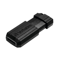 Verbatim 49062 PinStripe USB 8GB Black - VER49062