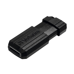 Verbatim 49064 PinStripe USB 32GB Black - VER49064