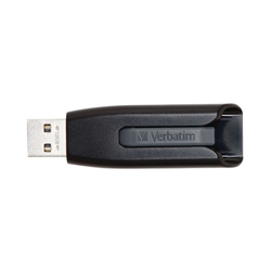 Verbatim V3 USB 3.0 Drive Black/Grey 128GB - 49189