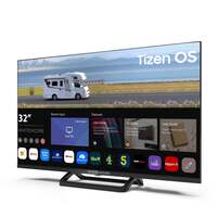Whitemoore 32” 12V/24V Smart TV – Tizen OS, WiFi, Freeview, Netflix, Prime, Airplay, HDMI/USB, for Caravan/Truck/Boat, 3-Year Warranty